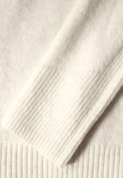 Rollkragenpullover birch white melange