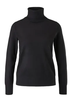 Rollkragenpullover schwarz