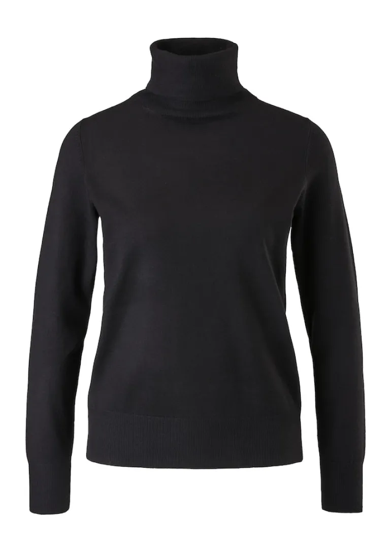 Rollkragenpullover schwarz
