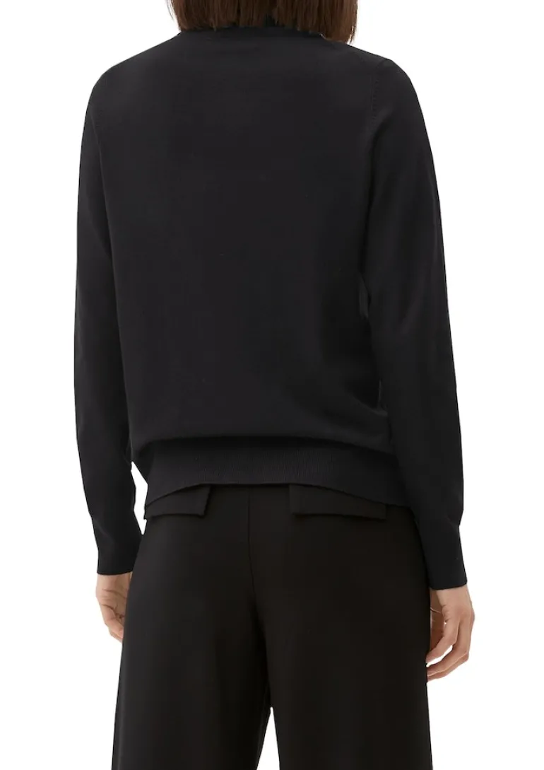 Rollkragenpullover schwarz