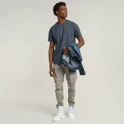 Rovic Zip 3D Regular Tapered elephant skin
