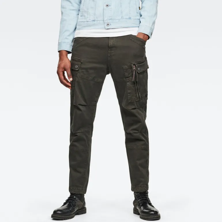 Roxic straight tapered cargo pant asfalt gd