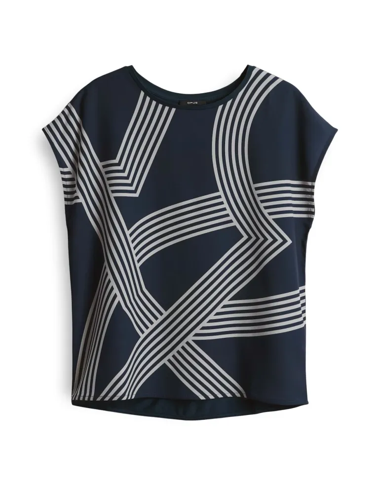 Sabethi print coal blue