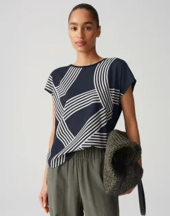 Sabethi print coal blue