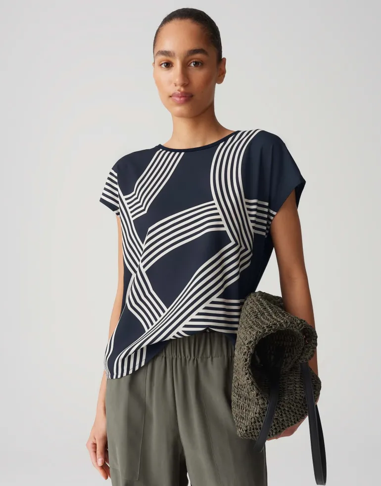 Sabethi print coal blue