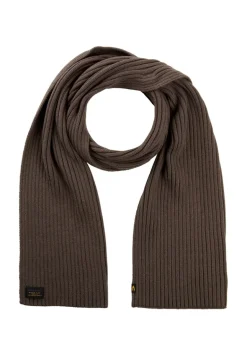 Schal aus Baumwoll-Mix dark brown