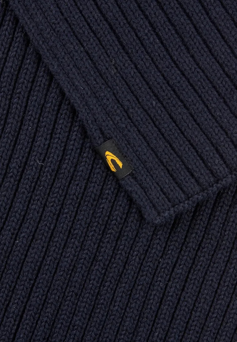 Schal aus Baumwoll-Mix dark navy