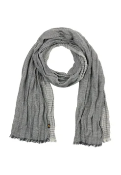 Schal aus reiner Baumwolle dark navy