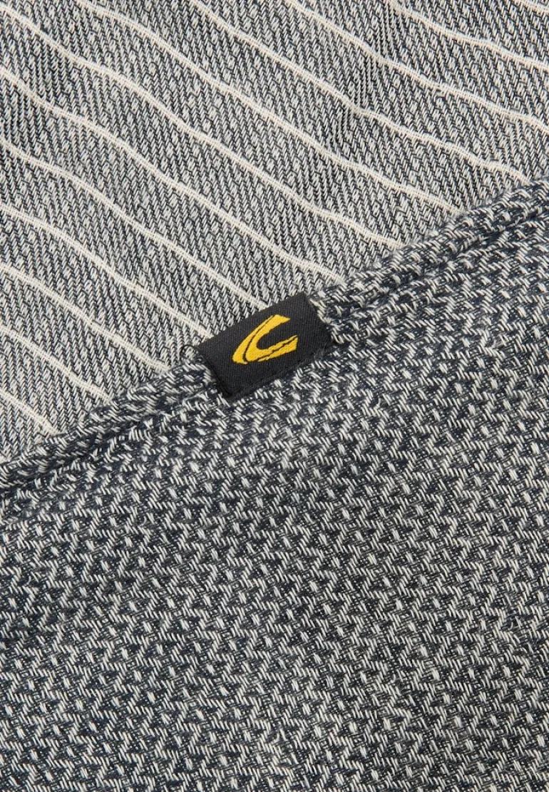 Schal aus reiner Baumwolle dark navy