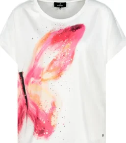 Schmetterling Blusenshirt off-white