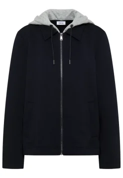 Scuba Jacke mit Sweat-Inlay urban dark blue