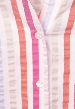Seersucker Bluse pink sorbet