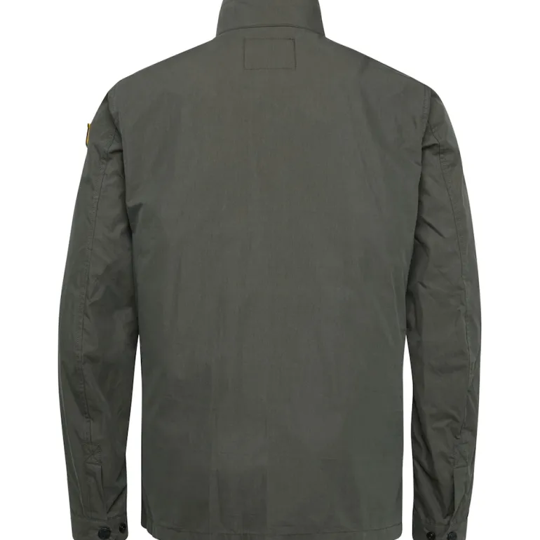 Semi long jacket FUTURER 2.0 Mech cotton beluga