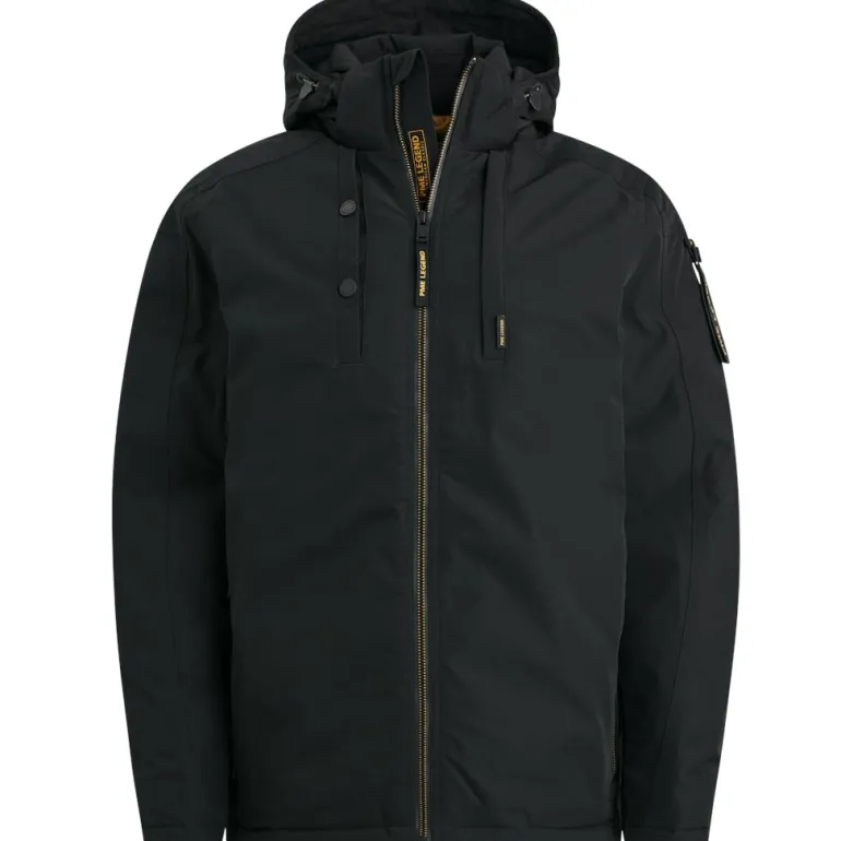 Semi long jacket STEARPACKER Ottoman black