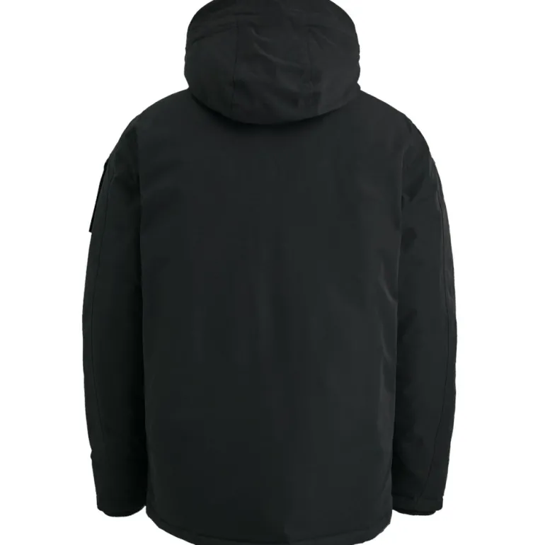 Semi long jacket STEARPACKER Ottoman black