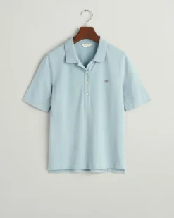 Shield Piqué Poloshirt dove blue
