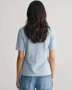 Shield Piqué Poloshirt dove blue