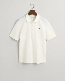 Shield Piqué Poloshirt eggshell