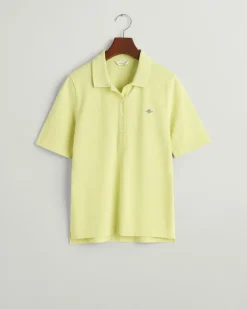 Shield Piqué Poloshirt pastel lime