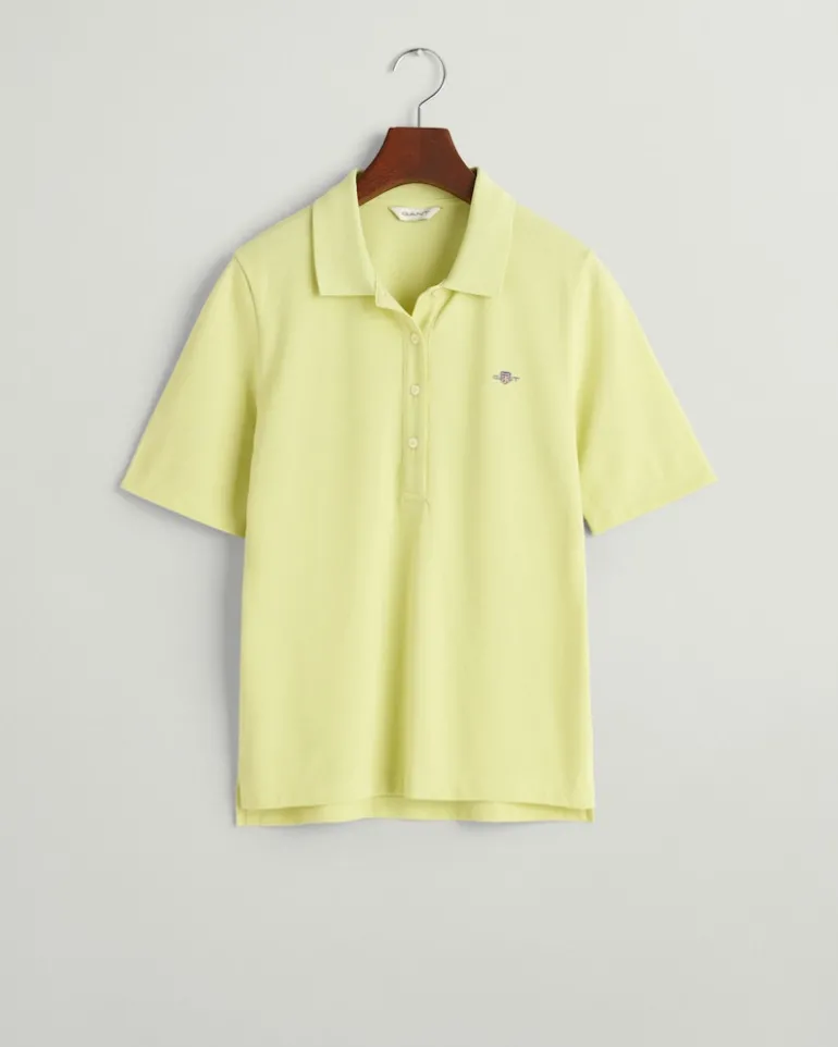 Shield Piqué Poloshirt pastel lime
