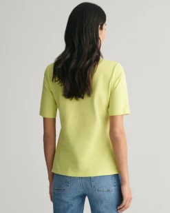 Shield Piqué Poloshirt pastel lime