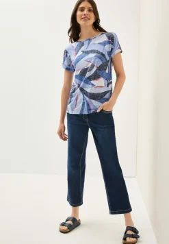 Shirt im Ausbrenner-Look urban navy blue