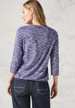 Shirt im Melange-Look multi charcoal grey melange