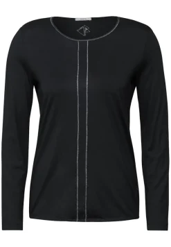 Shirt im Tunika-Look black
