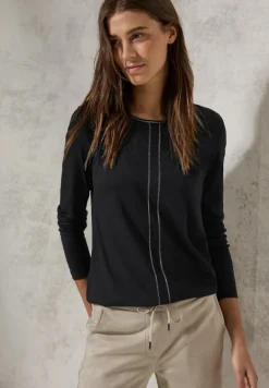 Shirt im Tunika-Look black