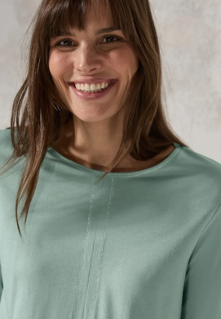 Shirt im Tunika-Look glaced salvia green