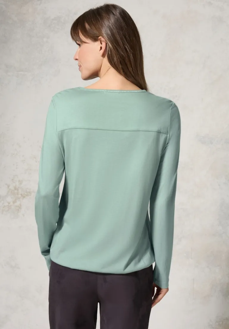Shirt im Tunika-Look glaced salvia green