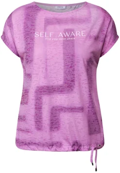 Shirt in Ausbrenner-Optik anemone pink