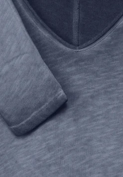 Shirt in gewaschener Optik deep blue