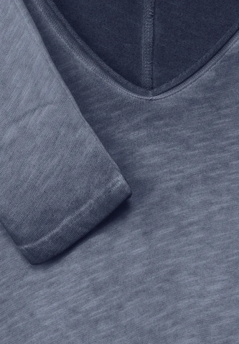 Shirt in gewaschener Optik deep blue