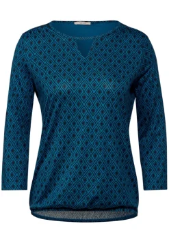 Shirt mit Cut Out celestial aqua blue