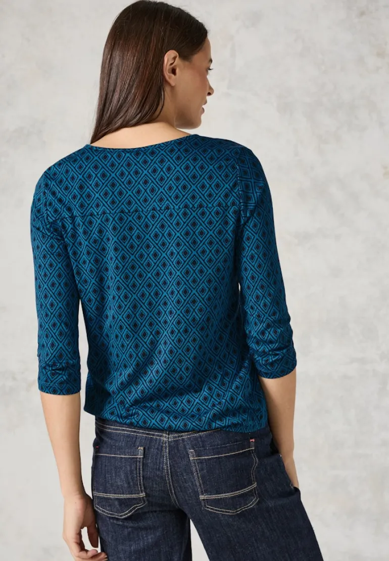 Shirt mit Cut Out celestial aqua blue