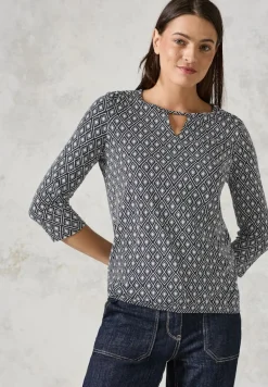 Shirt mit Cut Out deep charcoal grey