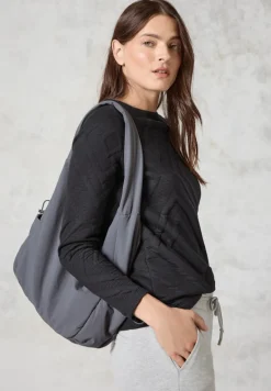 Shirt mit 3D Strukturmuster deep charcoal grey