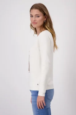 Shirt mit Flakon-Print marshmallow
