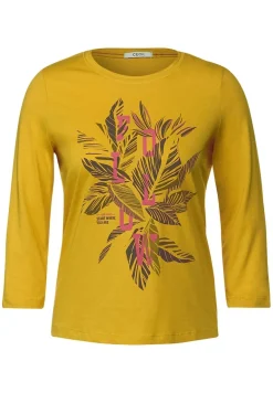 Shirt mit Fotoprint curry yellow