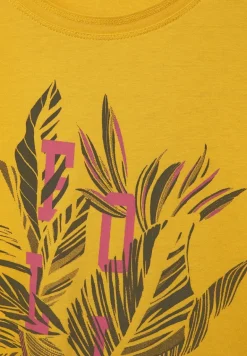 Shirt mit Fotoprint curry yellow