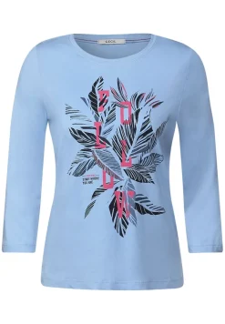 Shirt mit Fotoprint tranquil blue