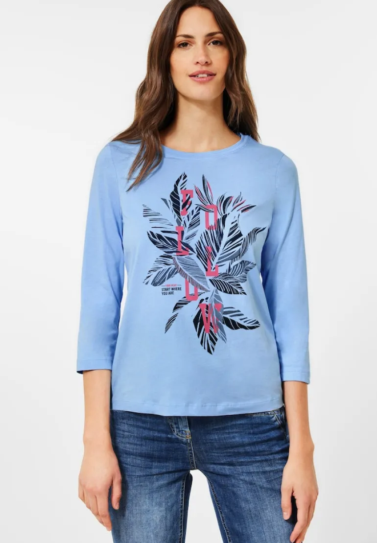 Shirt mit Fotoprint tranquil blue
