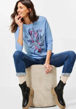 Shirt mit Fotoprint tranquil blue