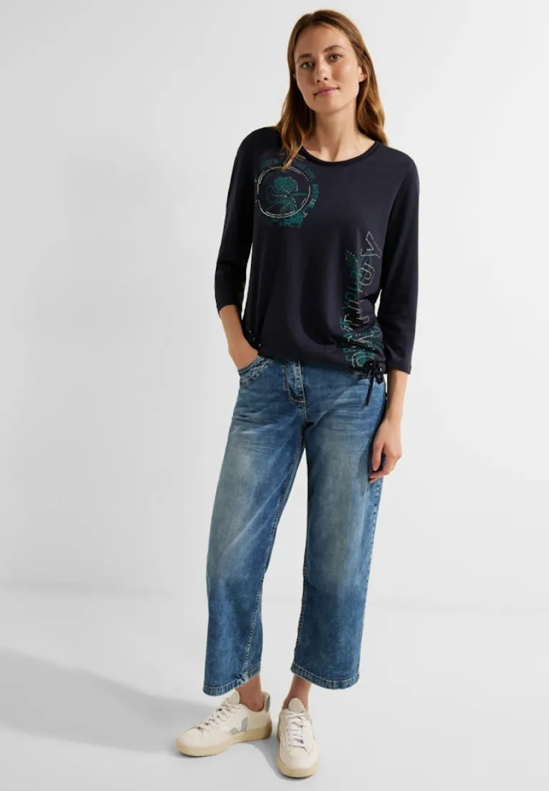 Shirt mit Frontprints night sky blue