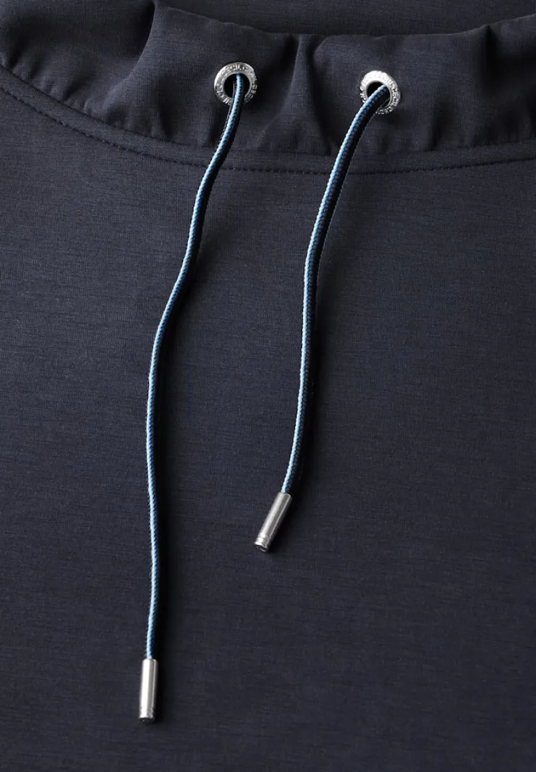 Shirt mit Funnelneck universal blue