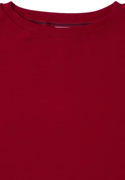 Shirt mit Gallonstreifen beaujolais red