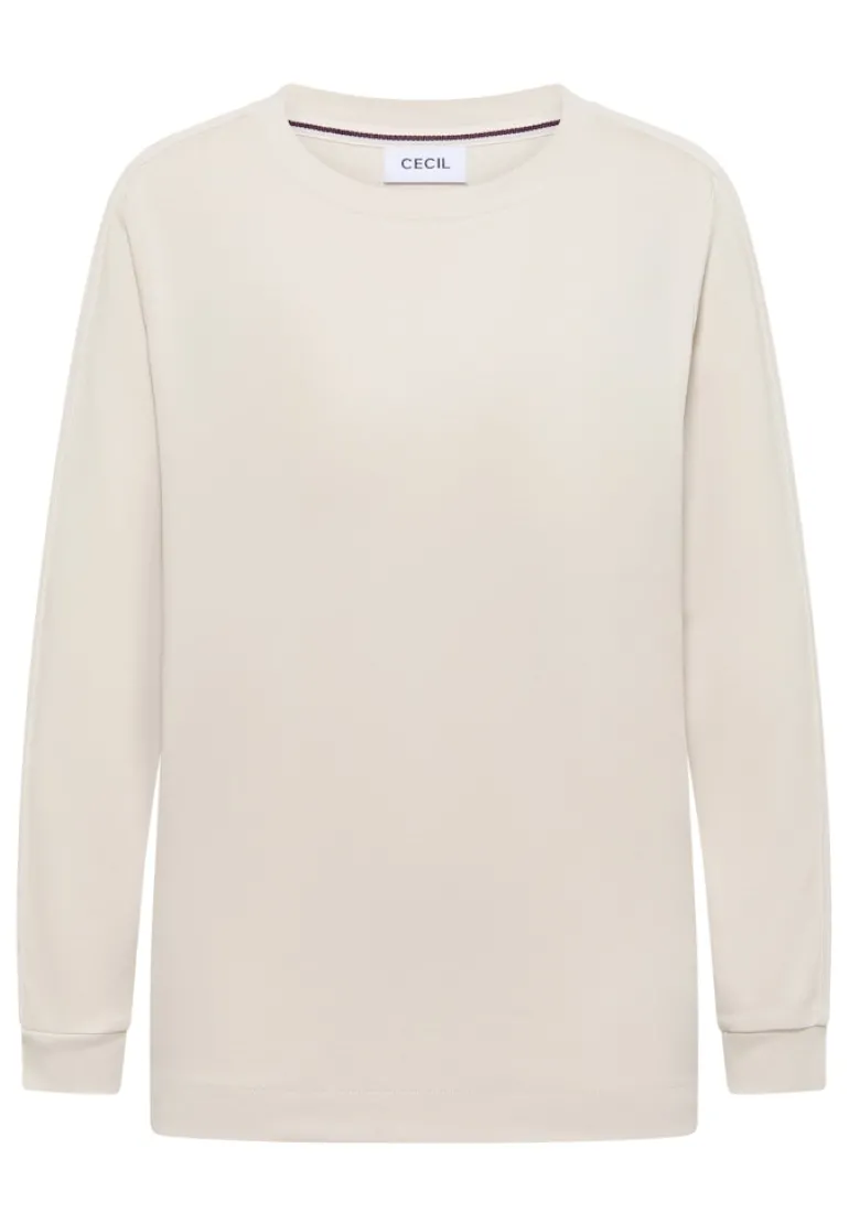 Shirt mit Gallonstreifen light greige