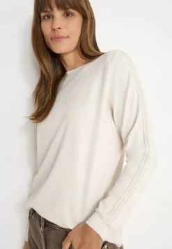 Shirt mit Gallonstreifen light greige