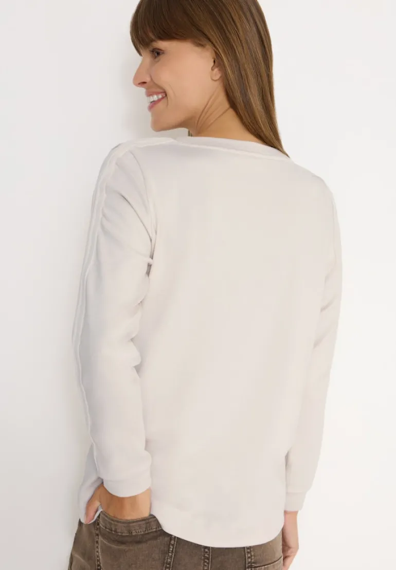 Shirt mit Gallonstreifen light greige